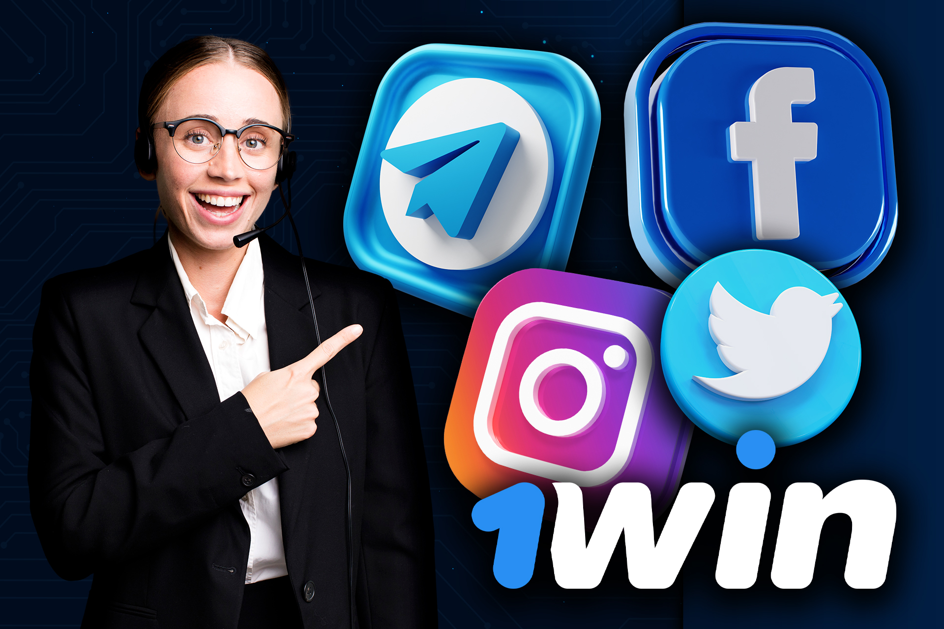 Puede encontrar los canales de 1win en diversas redes sociales.